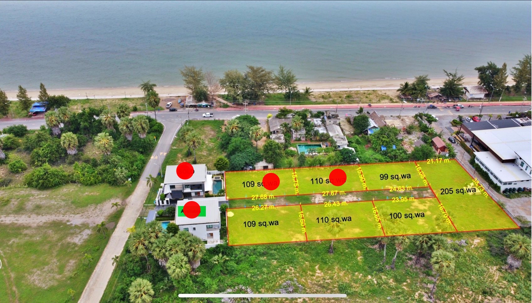 ขายที่ดินใกล้ทะเลปราณ Near Beach Land For Sale Prime Realty Thailand